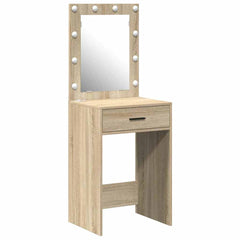vidaXL Dressing Table Sonoma Oak 50 x 41 x 135 cm Engineered Wood 2