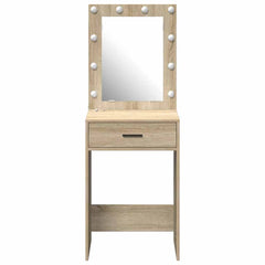 vidaXL Dressing Table Sonoma Oak 50 x 41 x 135 cm Engineered Wood 5