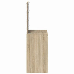 vidaXL Dressing Table Sonoma Oak 50 x 41 x 135 cm Engineered Wood 6