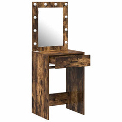 vidaXL Dressing Table Smoked Oak 50 x 41 x 135 cm Engineered Wood 4