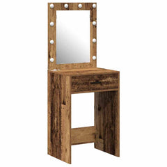 vidaXL Dressing Table Old Wood 50 x 41 x 135 cm Engineered Wood 2