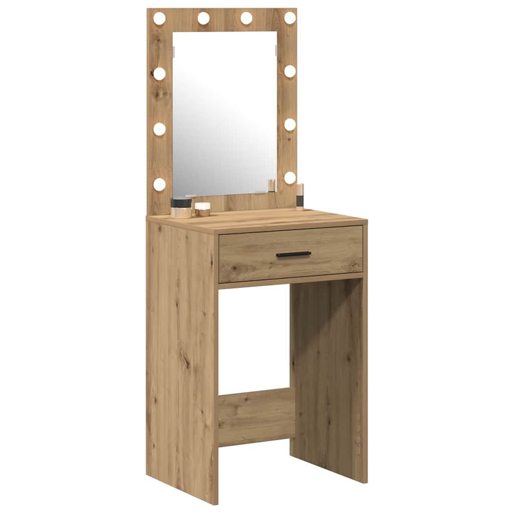 vidaXL Dressing Table Artisan Oak 50 x 41 x 135 cm Engineered Wood 3