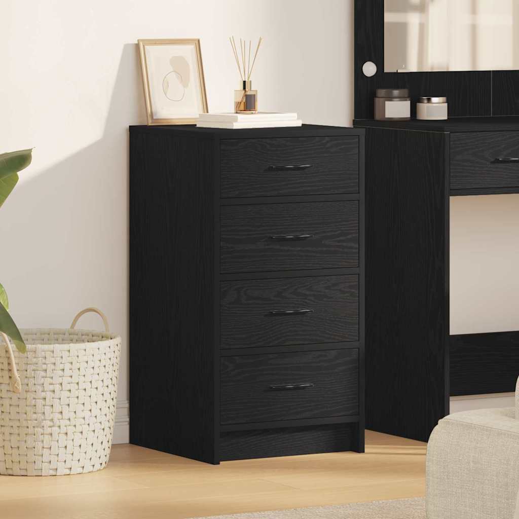 Sideboard 40 x 41 x 75 cm Engineered Wood Black oak