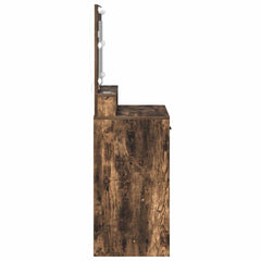 vidaXL Dressing Table Smoked Oak 79 x 41 x 135 cm Engineered Wood 6