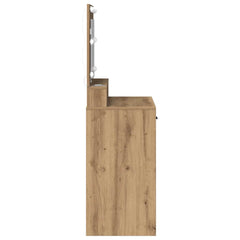 vidaXL Dressing Table Artisan Oak 79 x 41 x 135 cm Engineered Wood 6