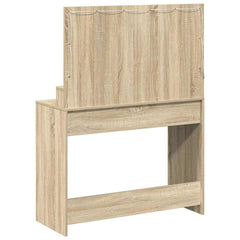 vidaXL Dressing Table Sonoma Oak 100 x 41 x 135 cm Engineered Wood 6
