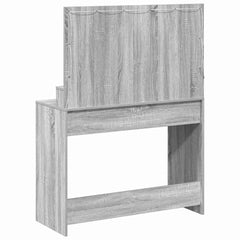 vidaXL Dressing Table Grey Sonoma 100 x 41 x 135 cm Engineered Wood 6