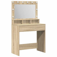 vidaXL Dressing Table Sonoma Oak 75.5 x 41 x 135 cm Engineered Wood 2