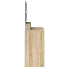 vidaXL Dressing Table Sonoma Oak 75.5 x 41 x 135 cm Engineered Wood 5