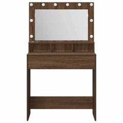 vidaXL Dressing Table Brown Oak 75.5 x 41 x 135 cm Engineered Wood 4