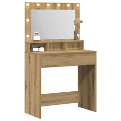 vidaXL Dressing Table Artisan Oak 75.5 x 41 x 135 cm Engineered Wood 3