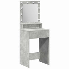 vidaXL Dressing Table Concrete Grey 50 x 41 x 135 cm Engineered Wood 2