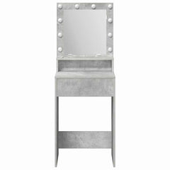 vidaXL Dressing Table Concrete Grey 50 x 41 x 135 cm Engineered Wood 4