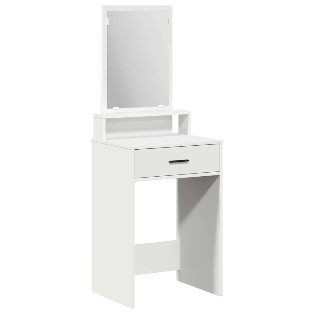 vidaXL Dressing Table White 50 x 41 x 140 cm Engineered Wood 2