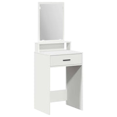vidaXL Dressing Table White 50 x 41 x 140 cm Engineered Wood 2