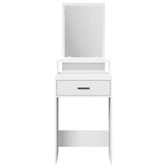 vidaXL Dressing Table White 50 x 41 x 140 cm Engineered Wood 6