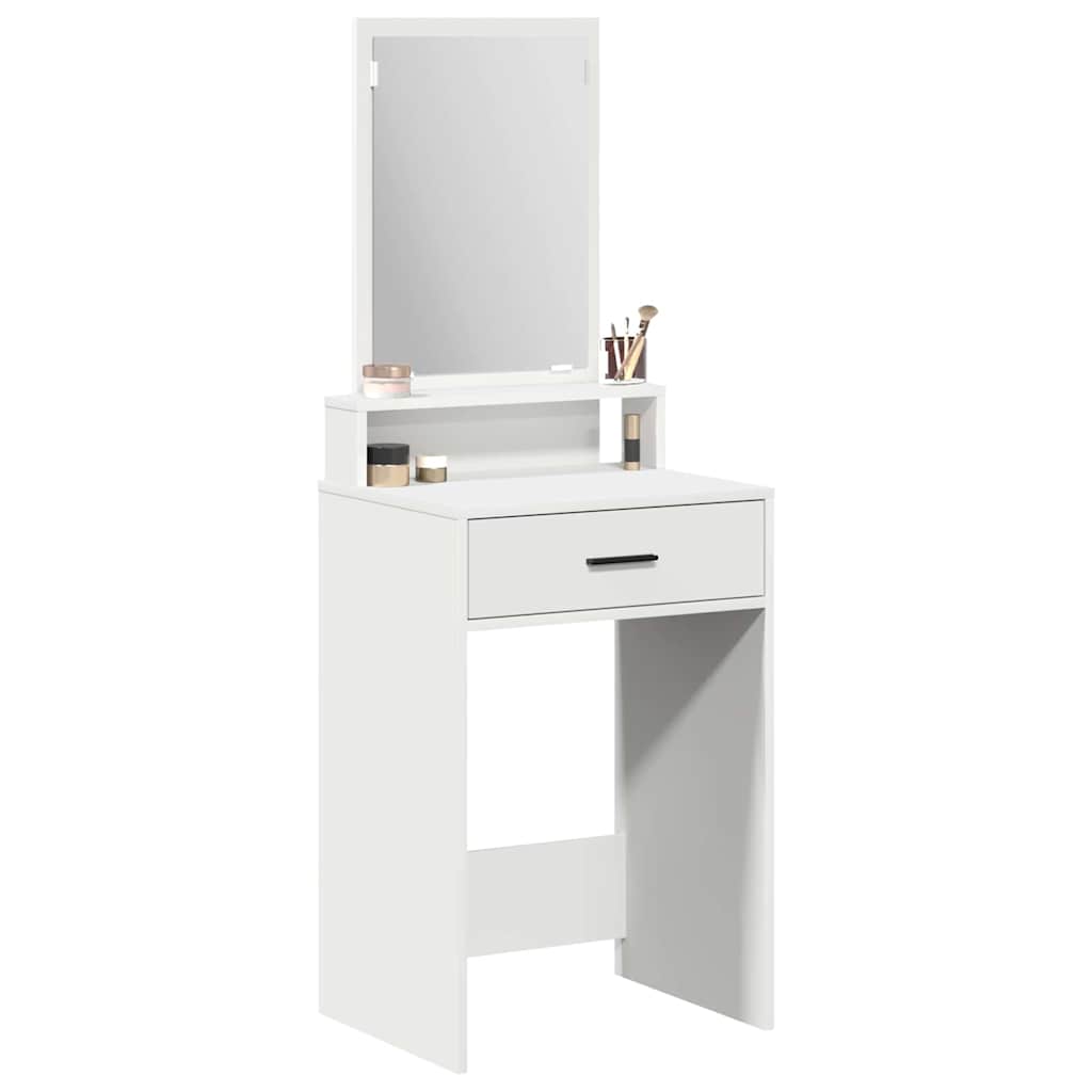 vidaXL Dressing Table White 50 x 41 x 140 cm Engineered Wood 3