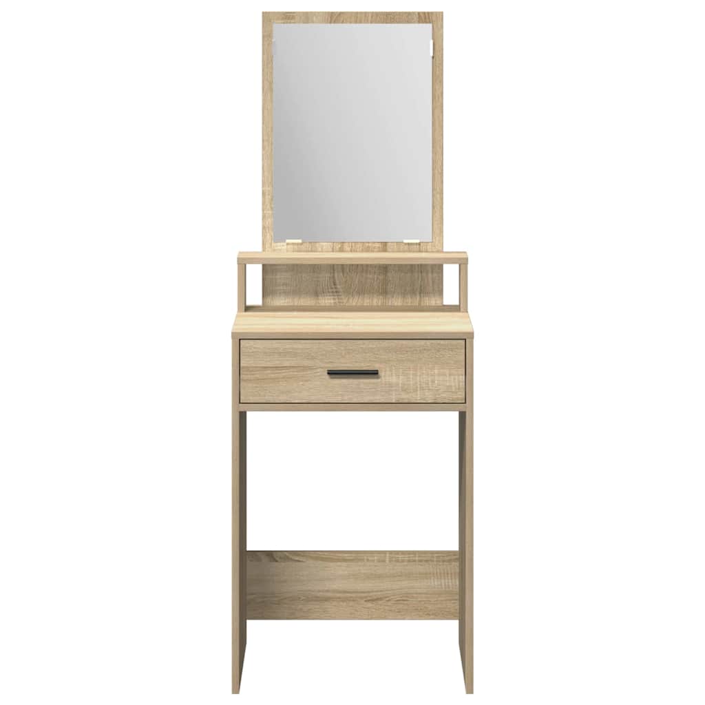 vidaXL Dressing Table Sonoma Oak 50 x 41 x 140 cm Engineered Wood 6
