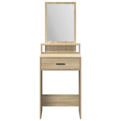 vidaXL Dressing Table Sonoma Oak 50 x 41 x 140 cm Engineered Wood 6