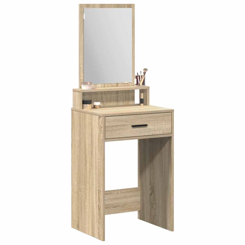 vidaXL Dressing Table Sonoma Oak 50 x 41 x 140 cm Engineered Wood 3