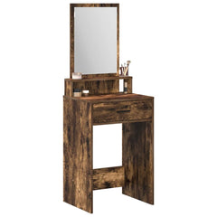 vidaXL Dressing Table Smoked Oak 50 x 41 x 140 cm Engineered Wood 3