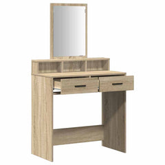 vidaXL Dressing Table Sonoma Oak 79 x 41 x 140 cm Engineered Wood 5