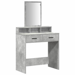 Dressing Table Engineered Wood 79 x 41 x 140 cm Concrete grey