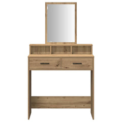 vidaXL Dressing Table Artisan Oak 79 x 41 x 140 cm Engineered Wood 6