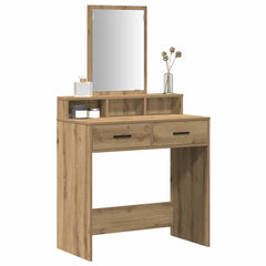vidaXL Dressing Table Artisan Oak 79 x 41 x 140 cm Engineered Wood 3