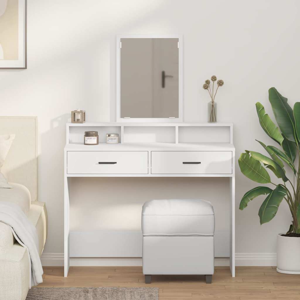 vidaXL Dressing Table Engineered Wood 100 x 41 x 140 cm