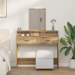 vidaXL Dressing Table Artisan Oak 100 x 41 x 140 cm Engineered Wood 1