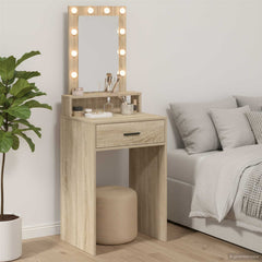 vidaXL Dressing Table Brown 50 x 41 x 140 cm Engineered Wood 1
