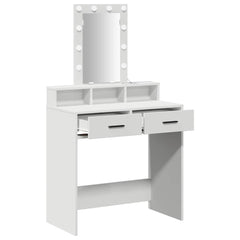 vidaXL Dressing Table White 79 x 41 x 140 cm Engineered Wood 4