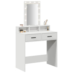 vidaXL Dressing Table White 79 x 41 x 140 cm Engineered Wood 3