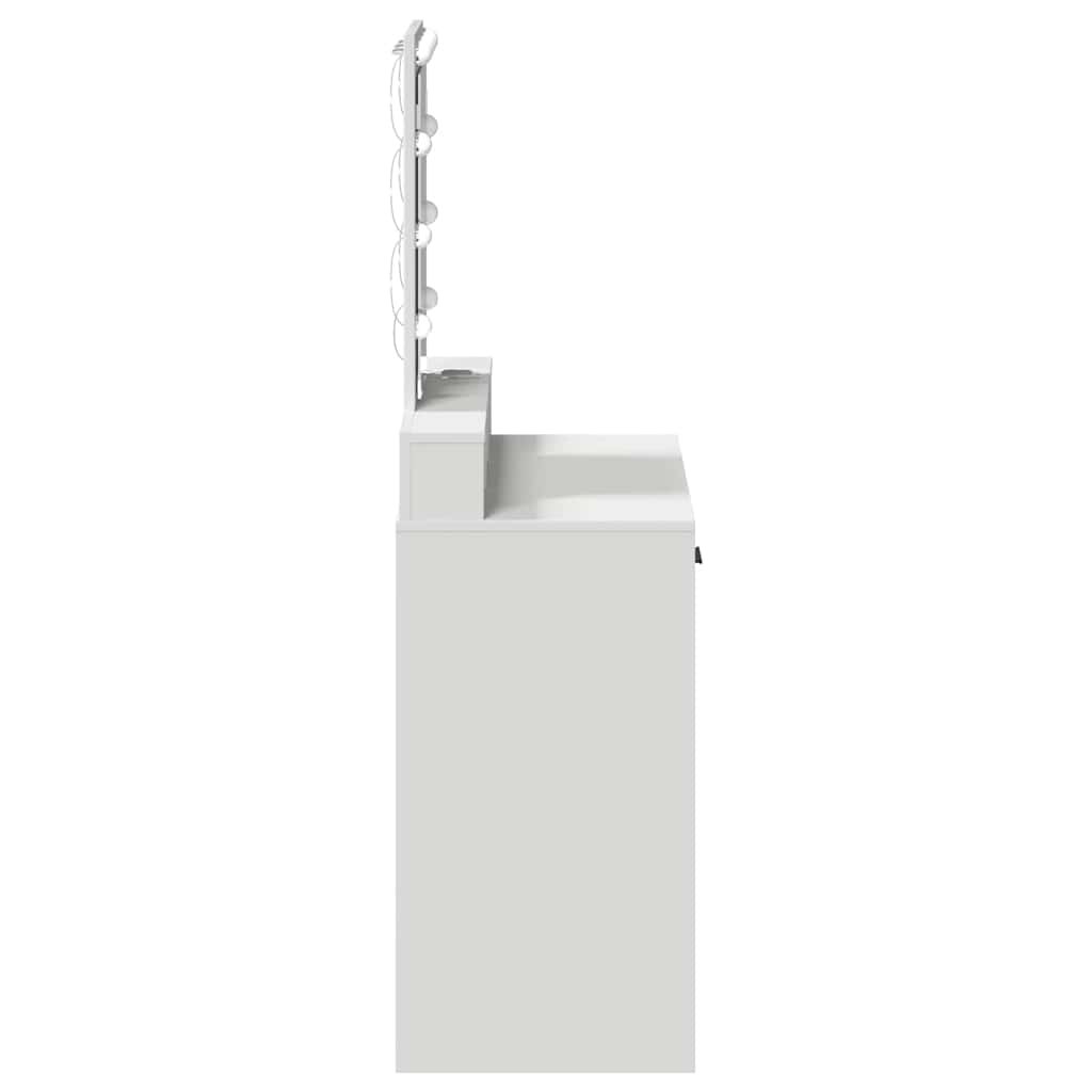 vidaXL Dressing Table White 79 x 41 x 140 cm Engineered Wood 6