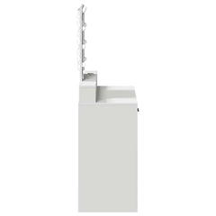 vidaXL Dressing Table White 79 x 41 x 140 cm Engineered Wood 6