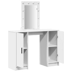 vidaXL Dressing Table White 102 x 33 x 135 cm Engineered Wood 5