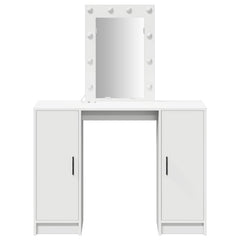 vidaXL Dressing Table White 102 x 33 x 135 cm Engineered Wood 6