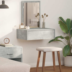 vidaXL Dressing Table Grey 60 x 40 x 70 cm Engineered Wood 1