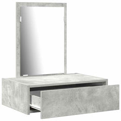 vidaXL Dressing Table Grey 60 x 40 x 70 cm Engineered Wood 5