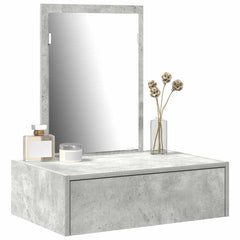 vidaXL Dressing Table Grey 60 x 40 x 70 cm Engineered Wood 3