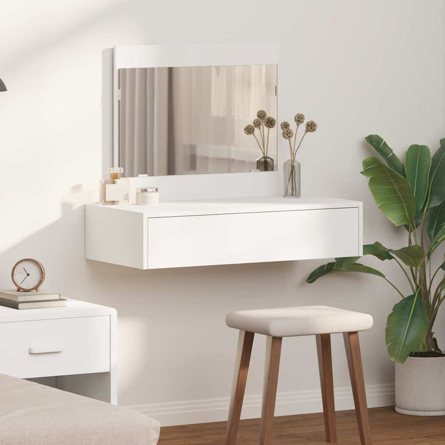 vidaXL Dressing Table White 83 x 40 x 70 cm Engineered Wood 1