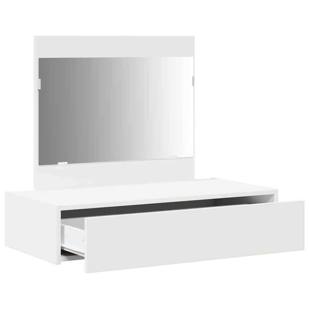 vidaXL Dressing Table White 83 x 40 x 70 cm Engineered Wood 5