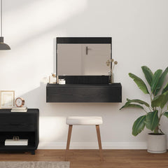vidaXL Dressing Table Black 83 x 40 x 70 cm Engineered Wood 4