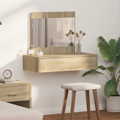 vidaXL Dressing Table Brown 83 x 40 x 70 cm Engineered Wood 1