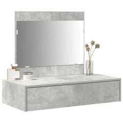 vidaXL Dressing Table Grey 83 x 40 x 70 cm Engineered Wood 3