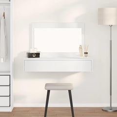 vidaXL Dressing Table White 100 x 40 x 70 cm Engineered Wood 1