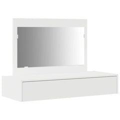 vidaXL Dressing Table White 100 x 40 x 70 cm Engineered Wood 2