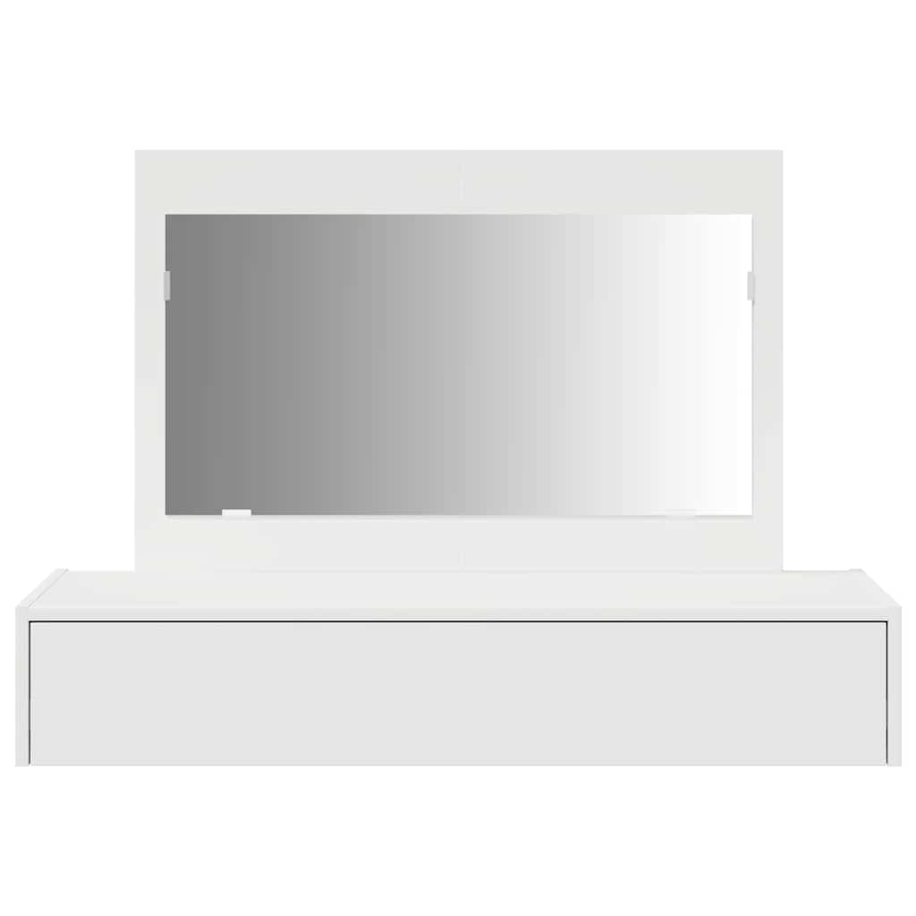 vidaXL Dressing Table White 100 x 40 x 70 cm Engineered Wood 6
