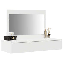 vidaXL Dressing Table White 100 x 40 x 70 cm Engineered Wood 3